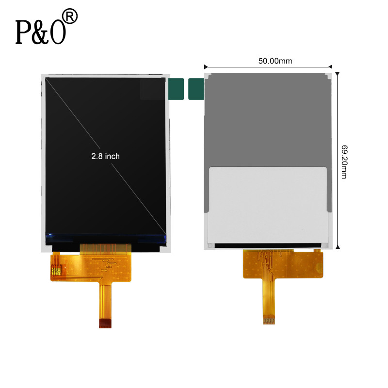 Polcd 40-pinowy ekran dotykowy Wyświetlacz LCD 240x320, MCU FPC 2,8-calowy panel dotykowy TFT LCD
