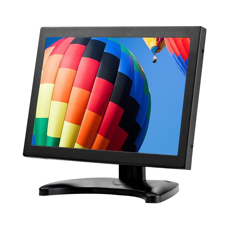 Polcd Metal Case 10-calowy przemysłowy monitor LCD Wielofunkcyjny wbudowany ekran dotykowy