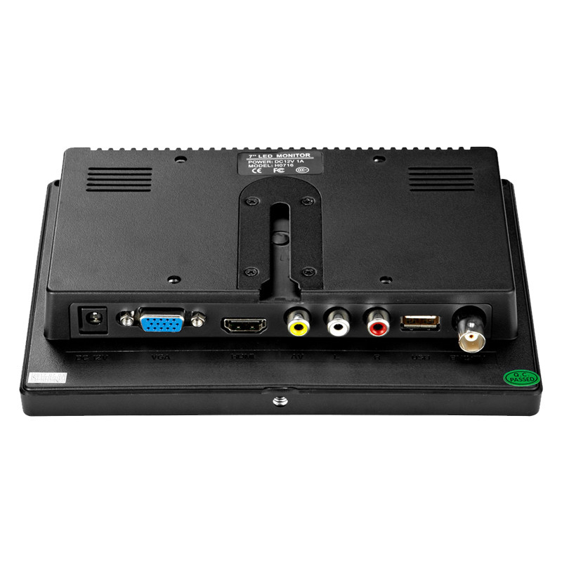 Polcd Industrial 7-calowy wbudowany wodoodporny ekran dotykowy Panel monitora Plastikowa obudowa HDMI