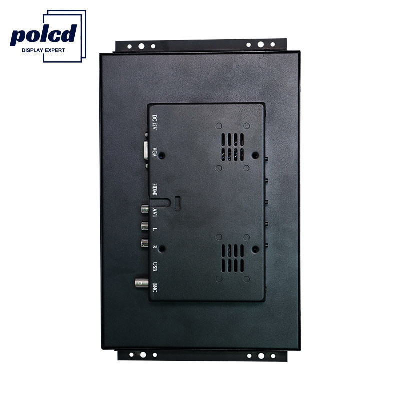 Polcd 10-calowy ekran dotykowy TFT Monitor, HDMI VGA LED Przemysłowy monitor LCD Open Frame
