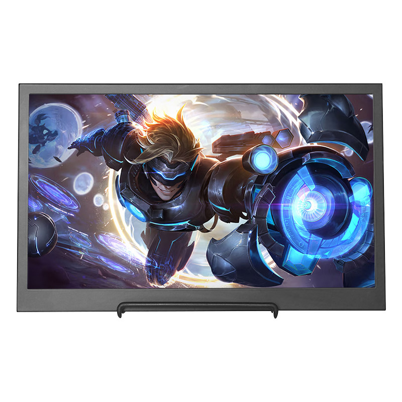 Polcd Plastikowa obudowa 15,6 cala 1080P 4K IPS LED Przenośny monitor komputerowy do gier