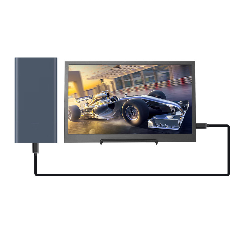 Polcd Metal 11,6-calowy płaski pojemnościowy dotykowy przenośny monitor 1080p 4k do laptopa USB