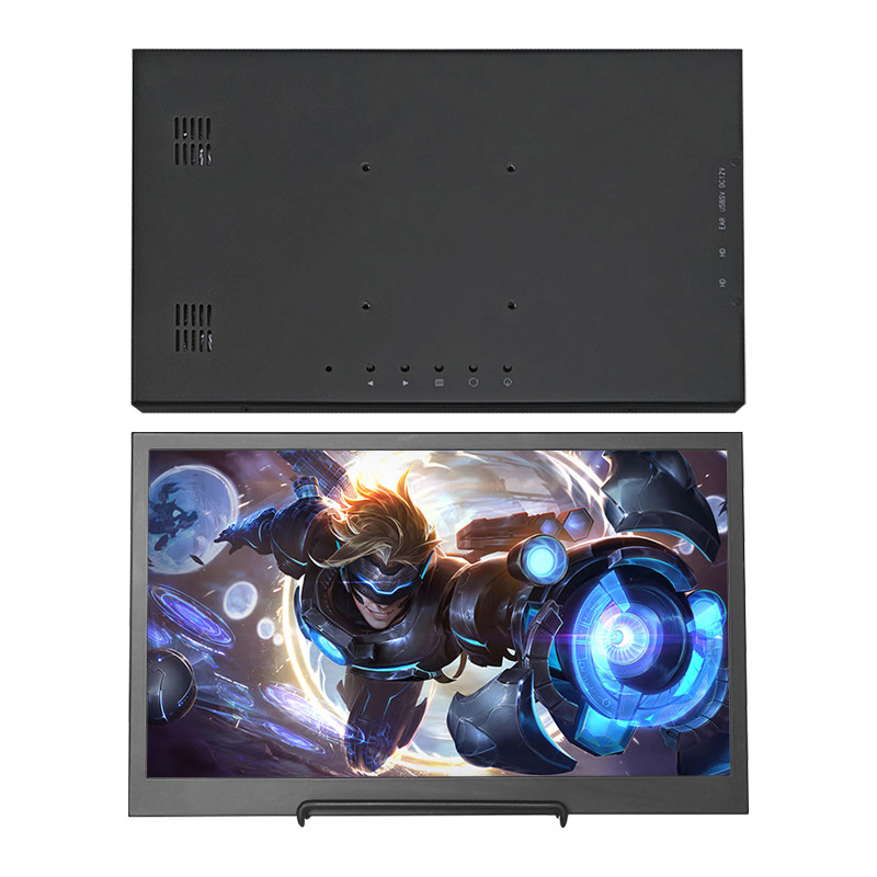 Polcd Dual Type C Port Przenośny monitor LCD 15,6 cala 3840x2160 Wyświetlacz LED