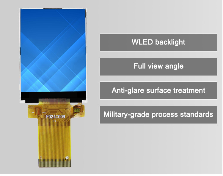 2,4-calowy wyświetlacz TFT LCD, ILI9341V 24-pinowy moduł SPI LCD do mini kamery wideo