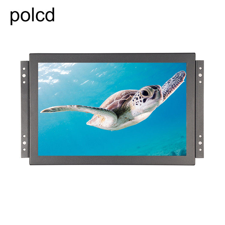 Metalowa obudowa Polcd 11,6-calowy przemysłowy monitor LCD z wiszącym ekranem dotykowym z otwartą ramką