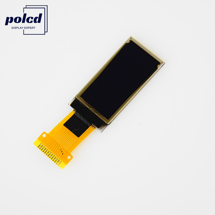Polcd 0,96-calowy panel wyświetlacza OLED 64x128 Biały kolor do urządzenia do noszenia inteligentnego zegarka