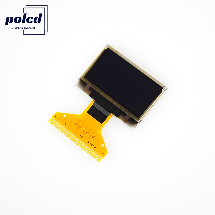 Polcd 0,96-calowy panel wyświetlacza OLED 64x128 Biały kolor do urządzenia do noszenia inteligentnego zegarka