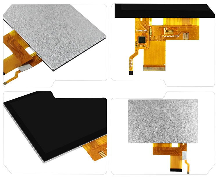 5 cali Ips Tft Lcd Display Transmissive Screen 24 Bit RGB Interface 800*480 Widok