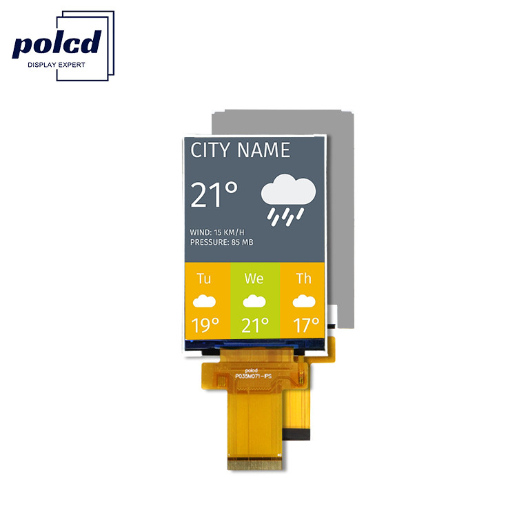 3.5 Inch Industrial Equipment Tft Color Lcd Module Ips Mcu Spi Interface
