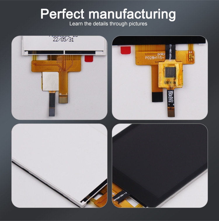2.8 cali RGB Tft Lcd Module 240x320 4 Wire Resistive Touch lub Capacitive Touch Screen