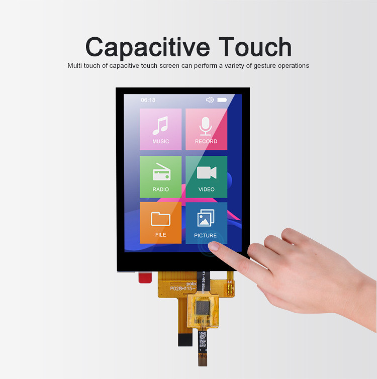 2.8 cali RGB Tft Lcd Module 240x320 4 Wire Resistive Touch lub Capacitive Touch Screen