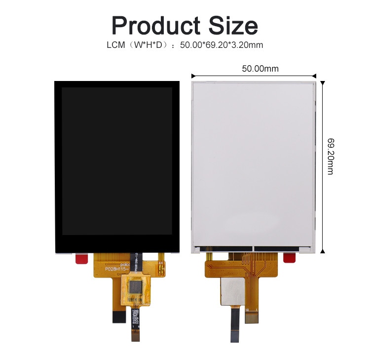 2.8 cali RGB Tft Lcd Module 240x320 4 Wire Resistive Touch lub Capacitive Touch Screen