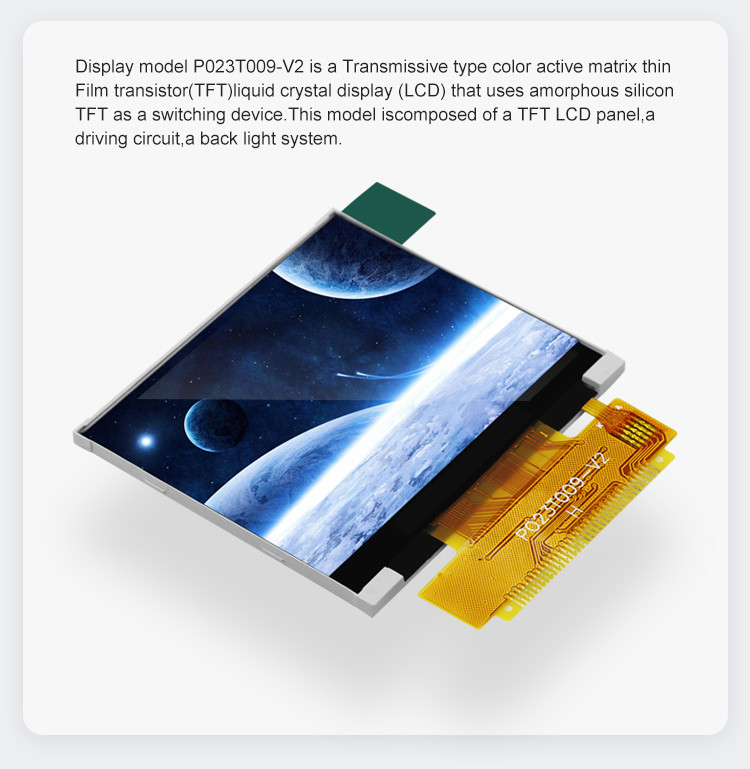 Polcd 2.31 Inch 320x240 Rozdzielczość 8080 MCU interfejs ILI9342C Kolorowy moduł wyświetlacza LCD