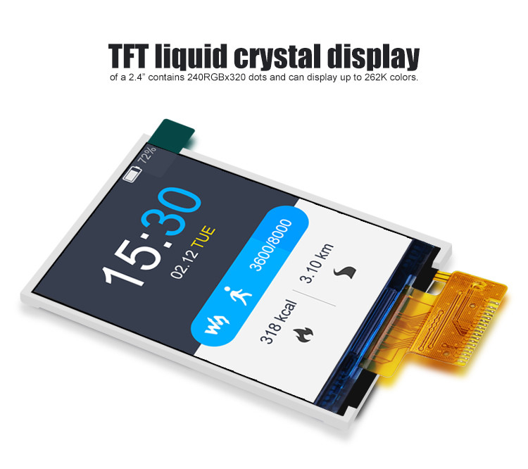 Polcd ST7789V2 Wyświetlacz HD TFT RoHS 2.4 Tft Spi 240x320 3 przewody 2 linie