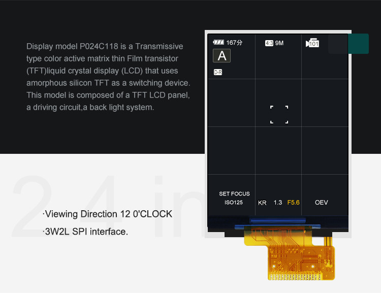 Polcd ST7789V2 Wyświetlacz HD TFT RoHS 2.4 Tft Spi 240x320 3 przewody 2 linie