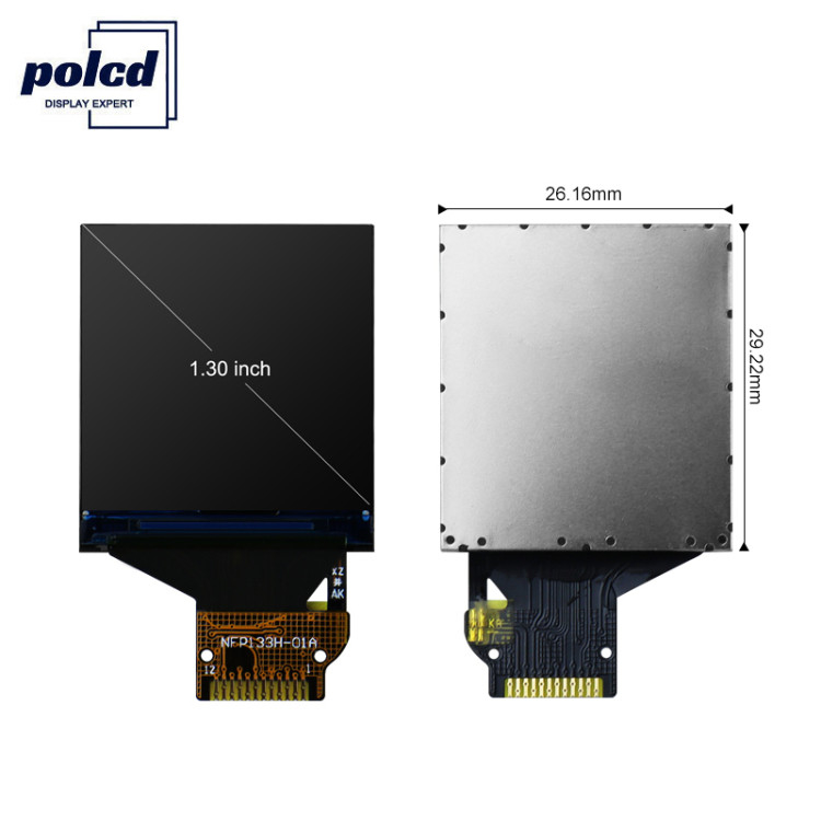 Polcd 350 Nit 240x240 St7789v 1,33-calowy wyświetlacz TFT LCD 4-przewodowy SPI Czarny