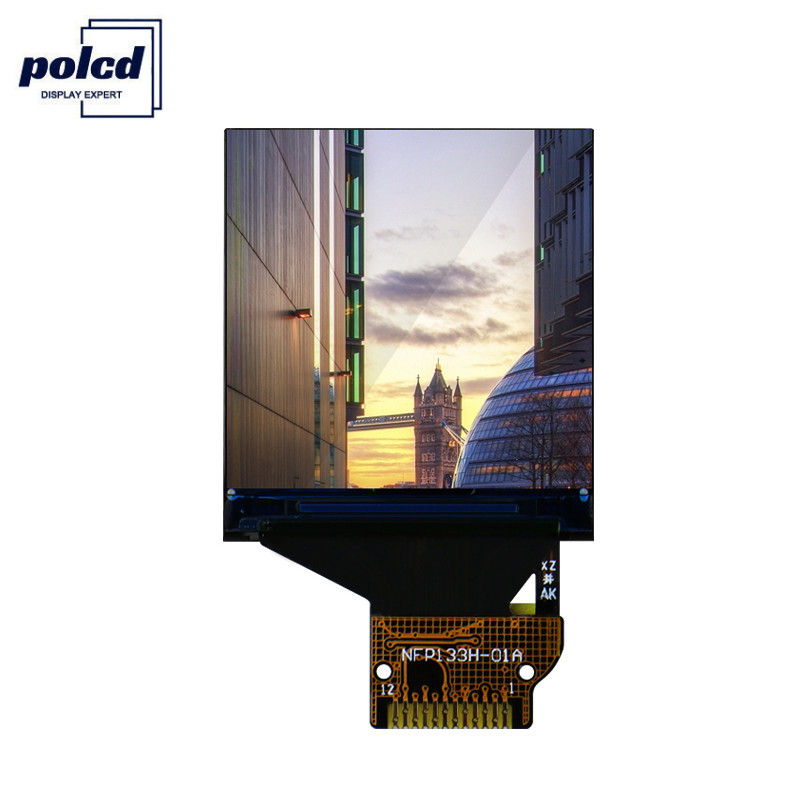 Polcd 350 Nit 240x240 St7789v 1,33-calowy wyświetlacz TFT LCD 4-przewodowy SPI Czarny