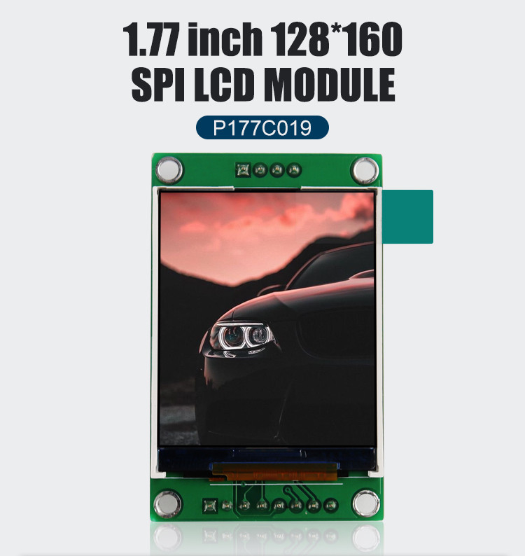 Polcd ST7262 1,77 cala 24-bitowy ekran dotykowy LCD 128X160 TFT 300 nitów