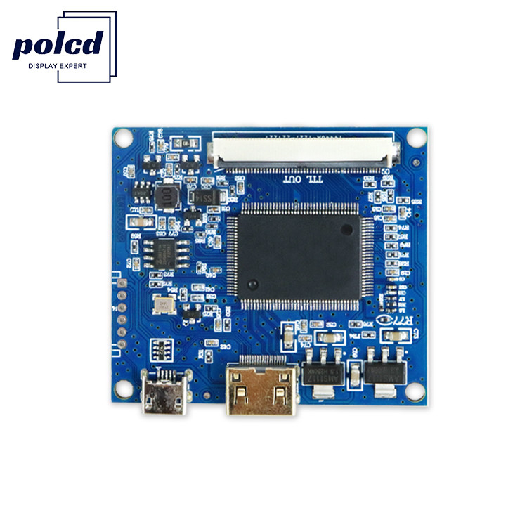 VGA Polcd Universal Lcd Controller Board Niestandardowy TTL RGB 40 Pin 50 Pin FPC