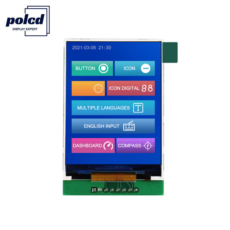 Polcd RoHS Color 262K Lcd Tft 2,4-calowy panel dotykowy Tft ST7789V2