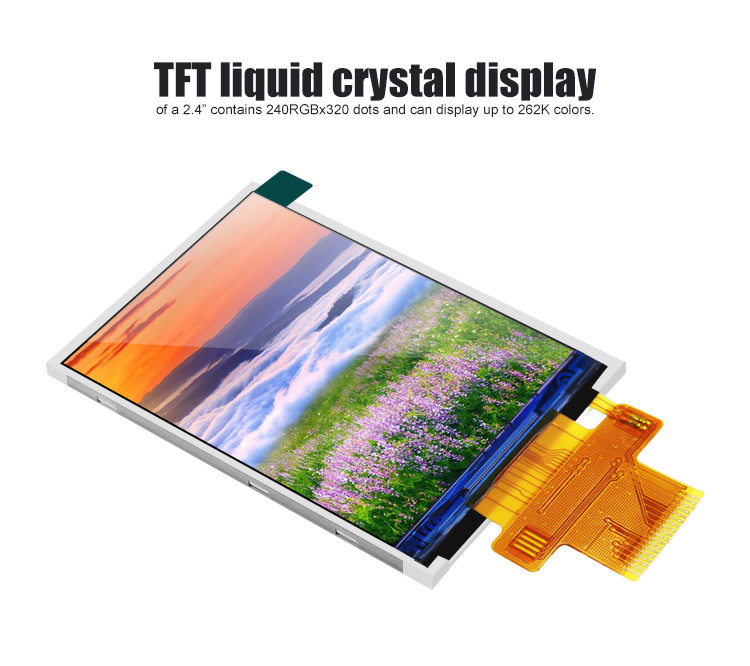 Polcd ST7789V2 2.4 Wyświetlacz Tft Kolor 262K Moduł TFT LCD 48,96 mm