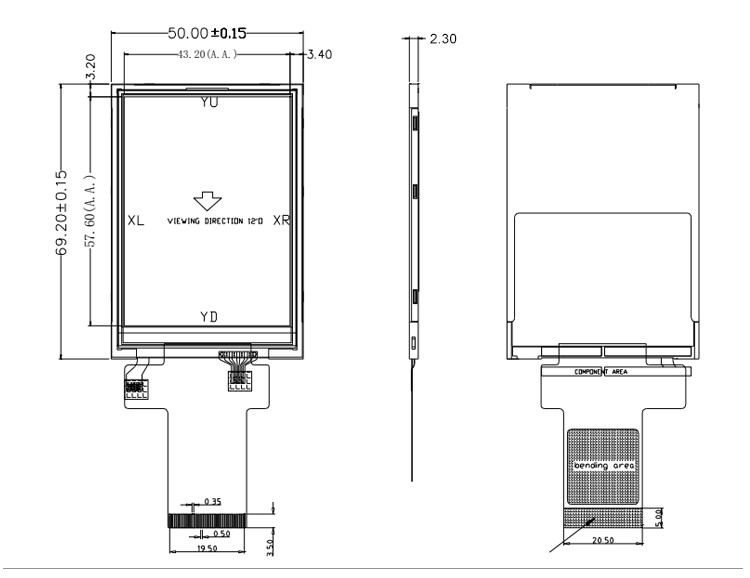 Polcd ILI9341V Wyświetlacz TFT o wysokiej jasności 16-bitowy 2,8-calowy ekran Raspberry Pi
