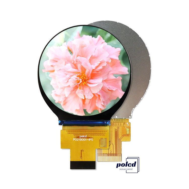 Polcd 2,1 cala IPS Mały okrągły LCD 480*480 Mipi interfejs ST7701S Krąg Kołowy moduł wyświetlania TFT