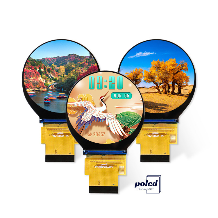 Polcd 480*480 2,1-calowy Panel LCD okrągły ST7701S Napęd Ic IPS All View Angle Round TFT Display Module
