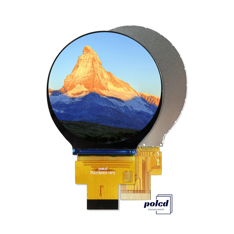 Polcd 2,1 cala IPS Mały okrągły LCD 480*480 Mipi interfejs ST7701S Krąg Kołowy moduł wyświetlania TFT