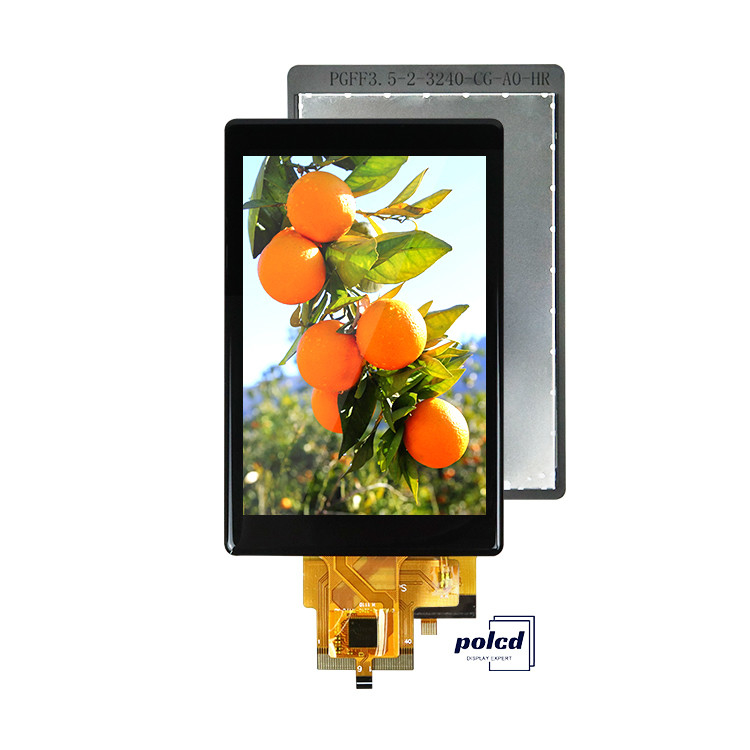 Polcd Custom 3.5 Inch Capacitive Touch Panel 320x480 500nit Interfejs RGB Moduł wyświetlania lcd IPS Tft