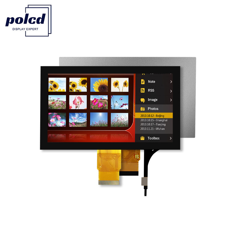 Polcd 7'' Tft Panel LCD 800x480 Pojemnościowy ekran dotykowy Interfejs RGB 7 cali Moduł LCD