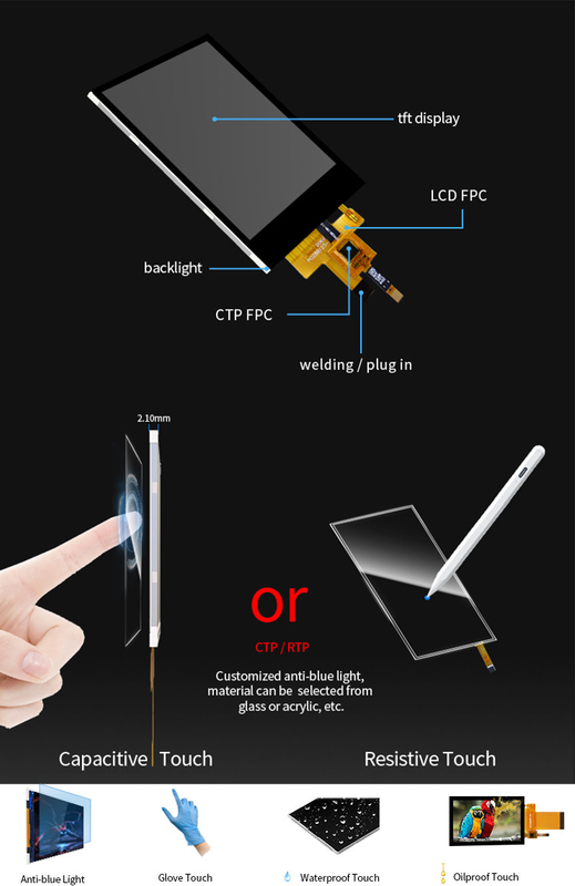 Polcd Full Color 2,8-calowy wyświetlacz Tft Small Size RGB Color Screen 2,8