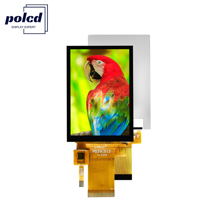 Polcd 3,5 cala TFT Wysoka rozdzielczość 320*480 MCU SPI Równoległy interfejs Pojemnościowy ekran dotykowy Panel wyświetlacz LCD