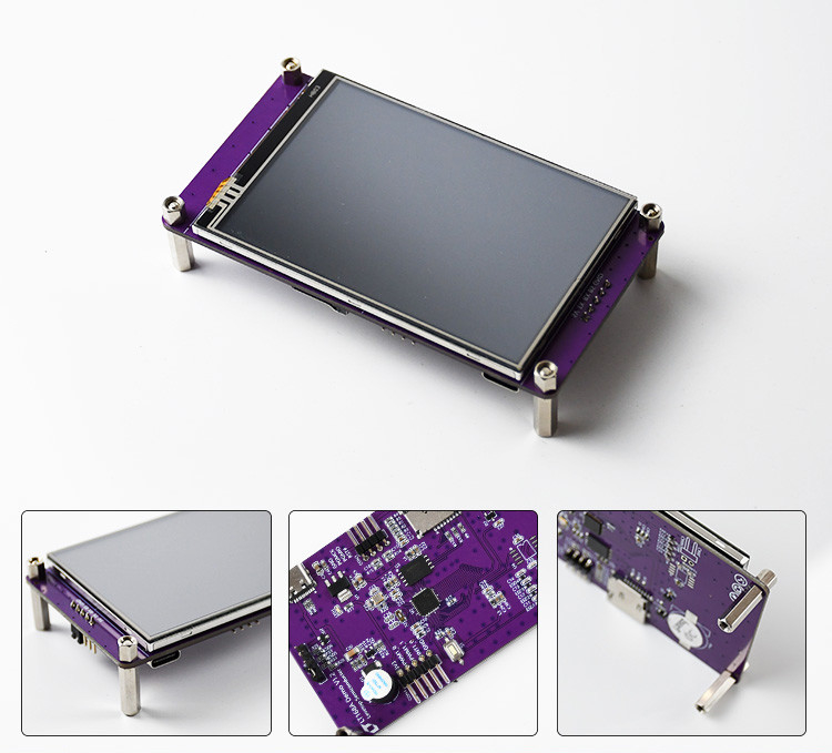 Polcd 3,5 cali Serial Port Instruction Command Screen LCD Moduły TFT Wyświetlacz HMI Ekran dotykowy
