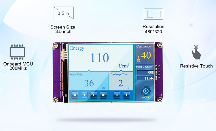 Polcd 3,5 cali Wysokiej rozdzielczości 480*320 HMI Panel dotykowy TFT LCD Moduł z deską sterowania