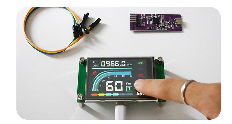Polcd 2.4 Inch Tft Lcd Module 240*320 Hmi Uart Port Smart Lcd Display Przemysłowy Opór Obraz dotykowy