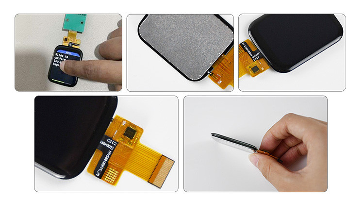 Polcd 1,69 cali 240x280 TFT Display Module Square LCD Touch Screen For Smart Watch