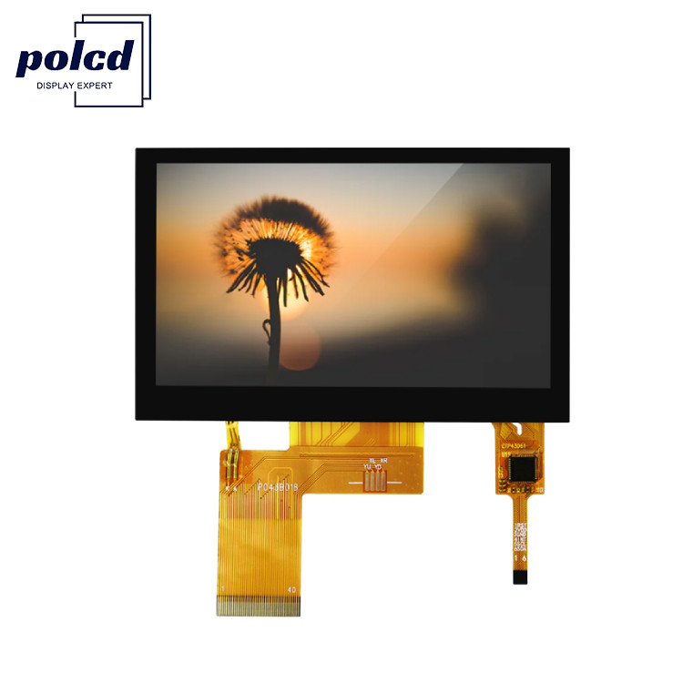 Polcd ST7262E43 4,3-calowy wyświetlacz Tft LCD 280 Nit Panel dotykowy LCD 800X480
