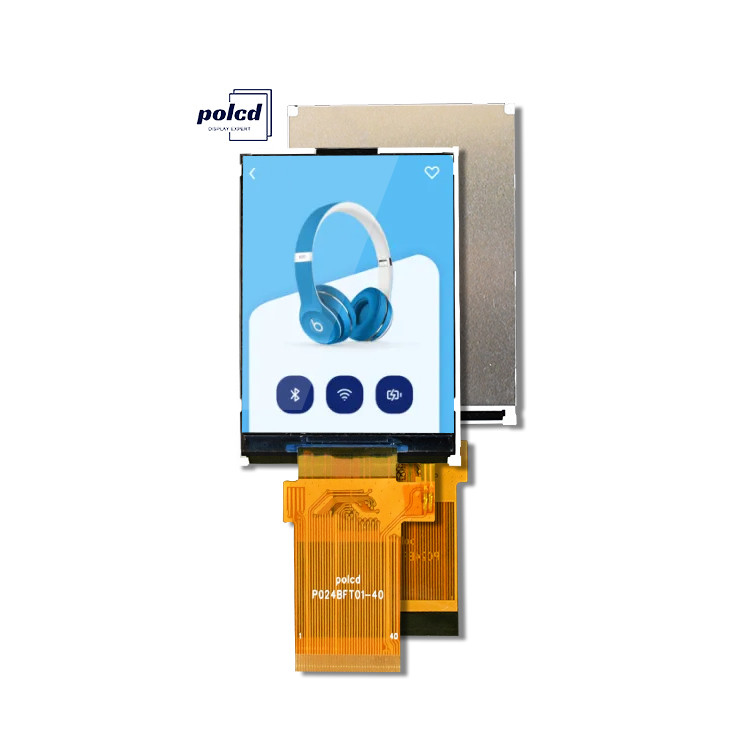 Polcd 2,4 cala Moduł LCM Transflektywny SPI MCU Spawanie 20pin Rozdzielczość 240x320 Ekran LCD TFT