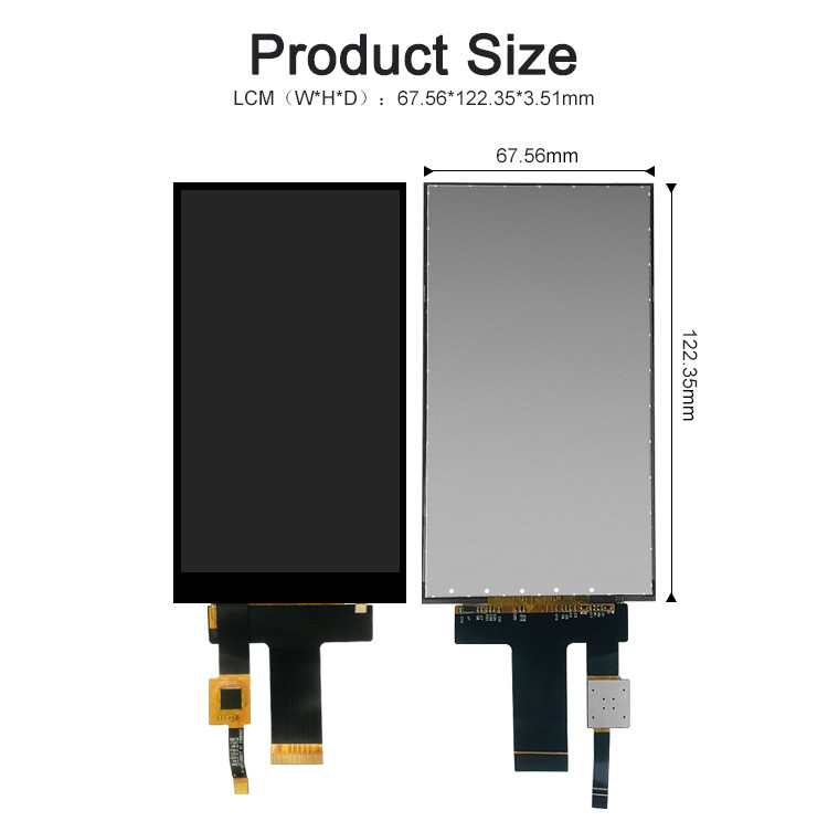 Pocld 5-calowy moduł TFT o rozdzielczości 720*1280 interfejs MIPI 30pin TFT LCD Display z pojemnościowym panelem dotykowym