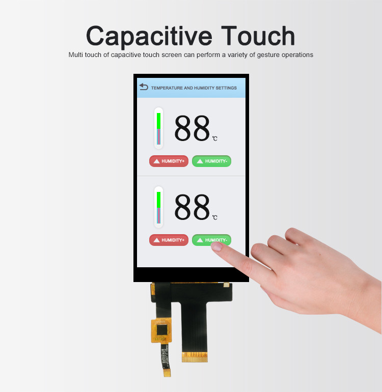 Pocld 5-calowy moduł TFT o rozdzielczości 720*1280 interfejs MIPI 30pin TFT LCD Display z pojemnościowym panelem dotykowym
