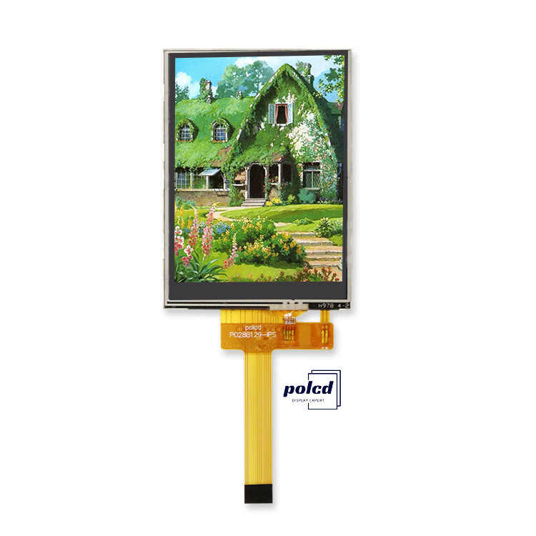 Polcd Mały 2,8 cali 240x320 14 pinów RTP Panel dotykowy SPI interfejs ST7789V 2,8 