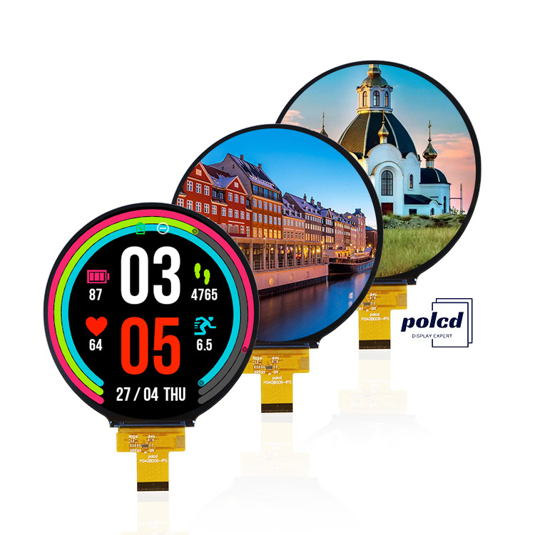 Polcd 4,0'' Circle Panel LCD Module 720*720 ST7703 IPS View Angle Interfejs MIPI Okrągły wyświetlacz TFT