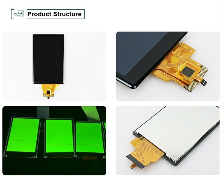 Polcd Custom 3.5 Inch Capacitive Touch Panel 320x480 500nit Interfejs RGB Moduł wyświetlania lcd IPS Tft