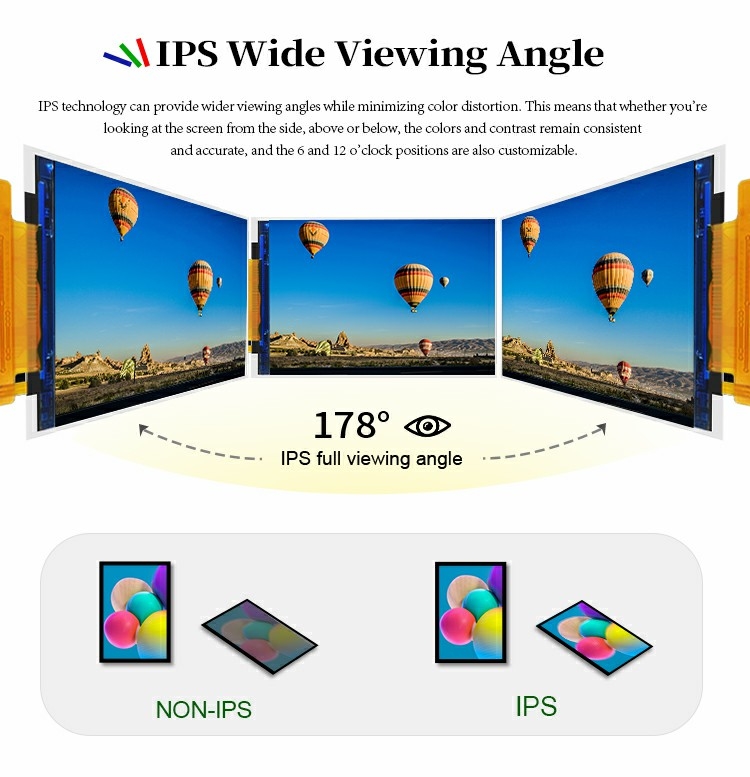 Polcd Mały wyświetlacz TFT IPS 2,8 cala SPI Interfejs 240*320 RGB Kolorowy ekran ST7789P3-G6 TFT LCD