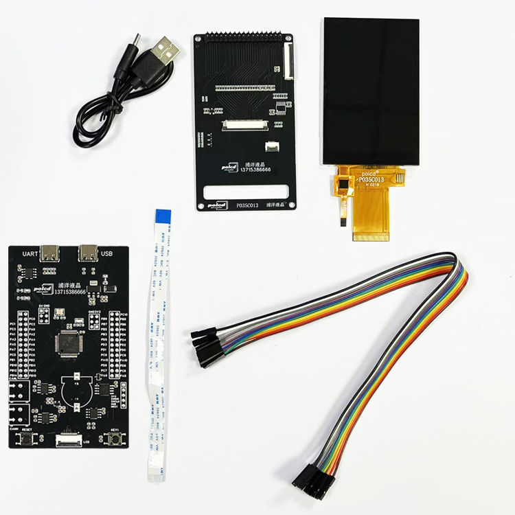 Polcd 3,5 cali wyświetlacz TFT ODM Płyty obwodowe Producent USB Ładowarka przenośna PCBA Płata montażu obwodu PCB