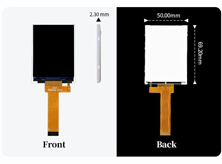 Polcd Mały LCD 2,8 cala 240x320 Wysoka jasność 900 nit IPS LCD Module Display 2,8'' przemysłowy TFT