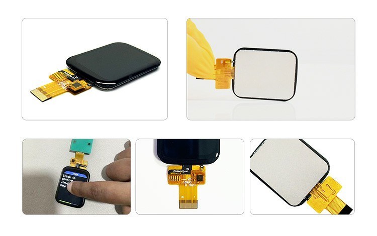 Polcd 1,69 cala TFT Wielopojemnościowy ekran dotykowy 4 linie SPI 240x280 IPS Lcd