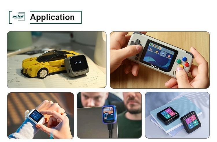 Polcd 1,69 cala TFT Wielopojemnościowy ekran dotykowy 4 linie SPI 240x280 IPS Lcd