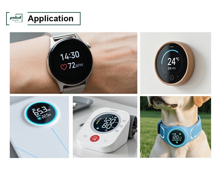 Polcd Custom 2.1 Inch IPS TFT Round LCD Display Module with SPI RGB Interface